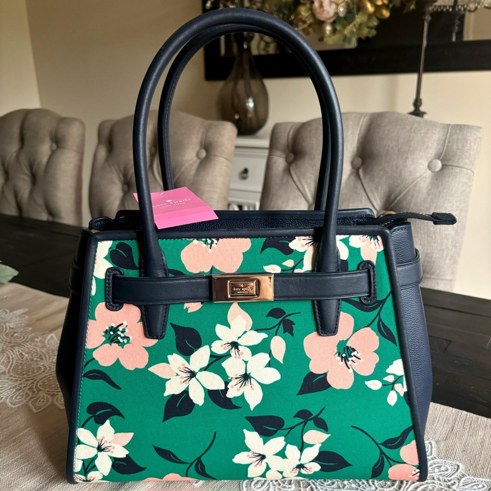 Kate Spade Medium Satchel Lily Blooms